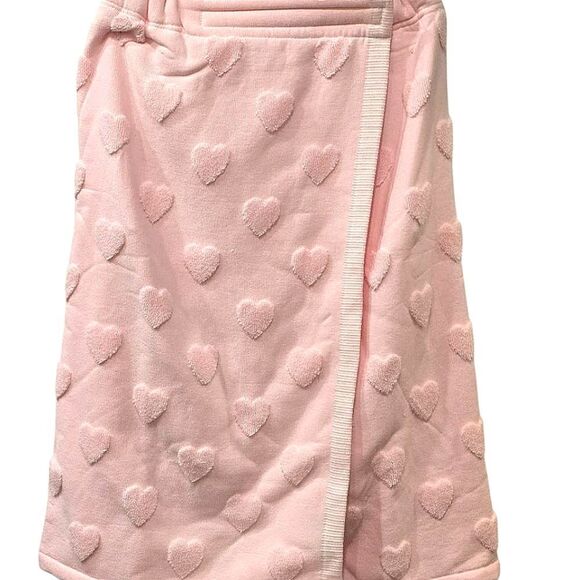 Caro Home Heart Embossed Towel Wrap - Picture 1 of 5